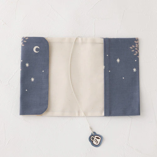 【販売終了】リスくん刺繍入 布製ブックカバー - Image 11