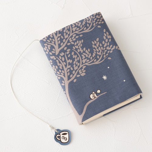 【販売終了】リスくん刺繍入 布製ブックカバー - Image 15
