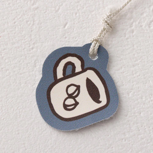 【販売終了】リスくん刺繍入 布製ブックカバー - Image 9